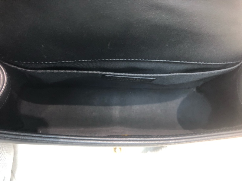 Chanel 黑金做舊銀扣 Boy 25cm XC212-32