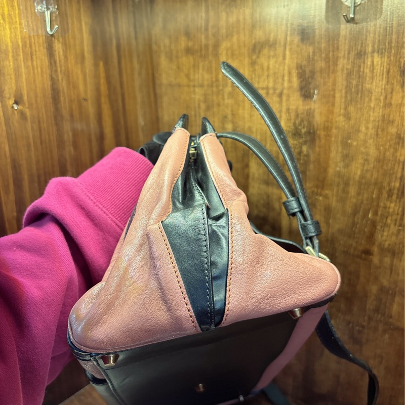 Chloe 拼色手提包-4