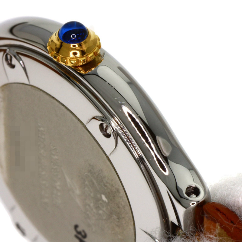 卡地亞 Must 21 女士腕錶,精鋼/皮革錶帶-12