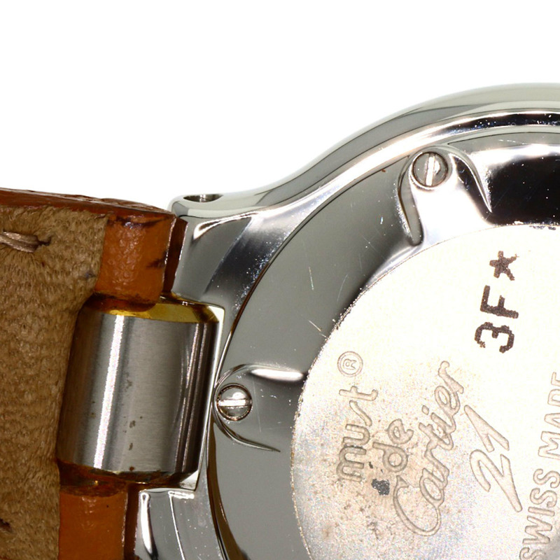 卡地亞 Must 21 女士腕錶,精鋼/皮革錶帶-22