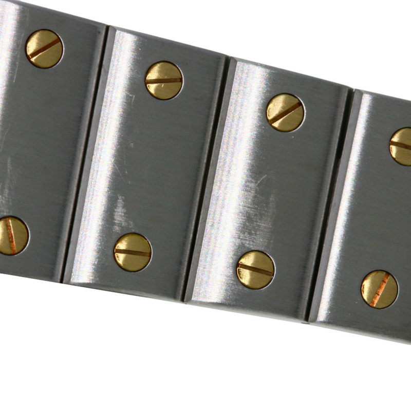 卡地亞 W20045C4 Santos Galbe SM 20週年紀念款腕錶,精鋼/SSx18K黃金,女士款-16