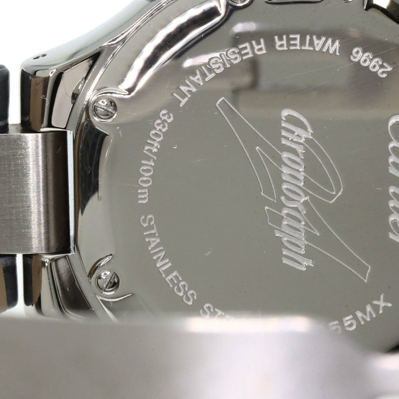 卡地亞 W1020012 Chronoscaph SM 女士腕錶,精鋼錶殼搭配皮革錶帶-21