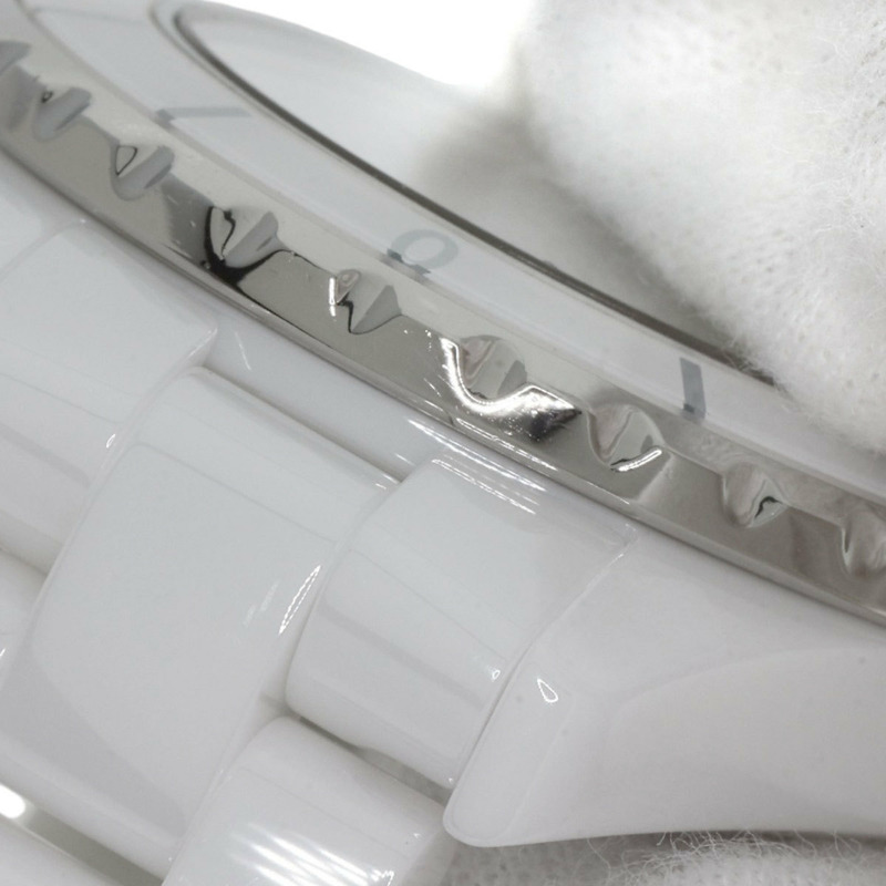 香奈兒 H1628 J12 33毫米 12P 鑲鑽陶瓷女錶-14