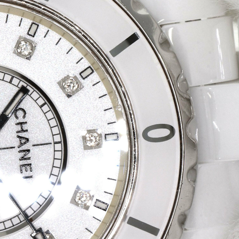 香奈兒 H1628 J12 33毫米 12P 鑲鑽陶瓷女錶-22