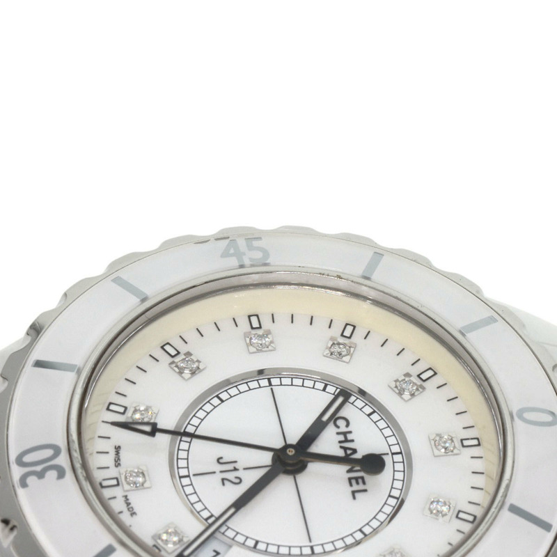 香奈兒 H1628 J12 33毫米 12P 鑲鑽陶瓷女錶-23