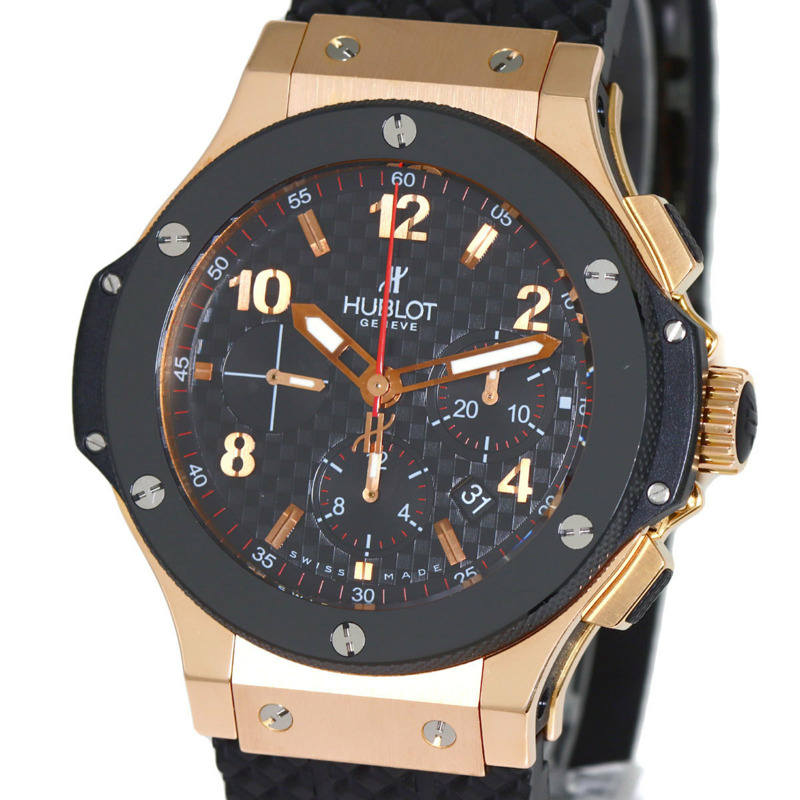 宇舶錶 (Hublot) 301.PB.131.RX Big Bang 男士腕錶,18K 玫瑰金錶殼搭配橡膠錶帶-2