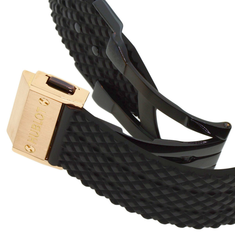 宇舶錶 (Hublot) 301.PB.131.RX Big Bang 男士腕錶,18K 玫瑰金錶殼搭配橡膠錶帶-7