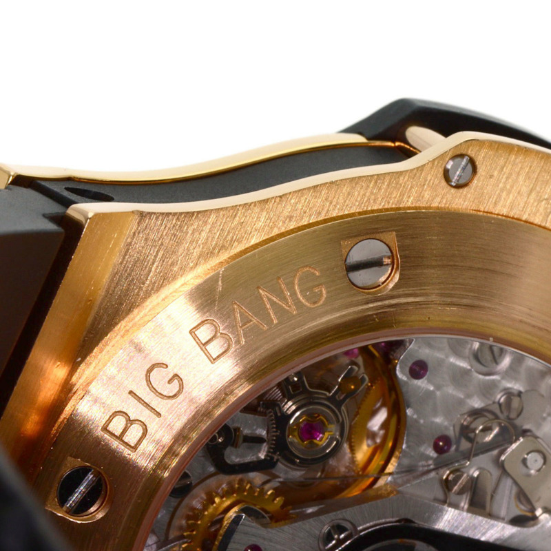 宇舶錶 (Hublot) 301.PB.131.RX Big Bang 男士腕錶,18K 玫瑰金錶殼搭配橡膠錶帶-23