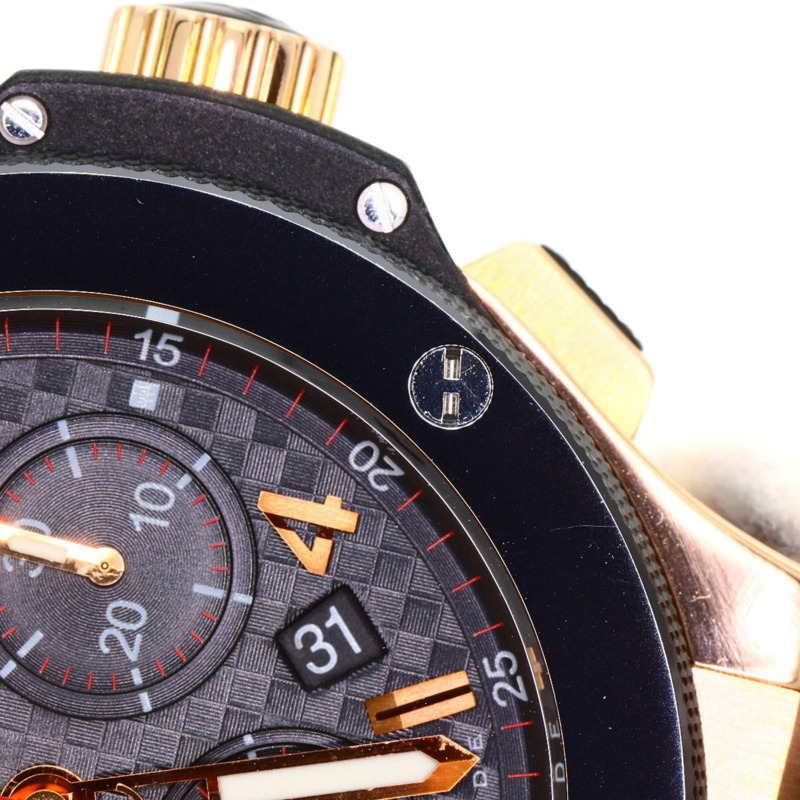 宇舶錶 (Hublot) 301.PB.131.RX Big Bang 男士腕錶,18K 玫瑰金錶殼搭配橡膠錶帶-27