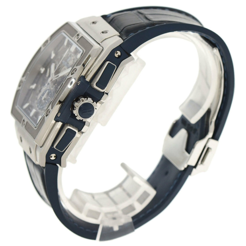 宇舶錶 (Hublot) 641.NX.7170.LR “Big Bang”系列男士腕錶,精鋼/皮革/橡膠錶帶-1