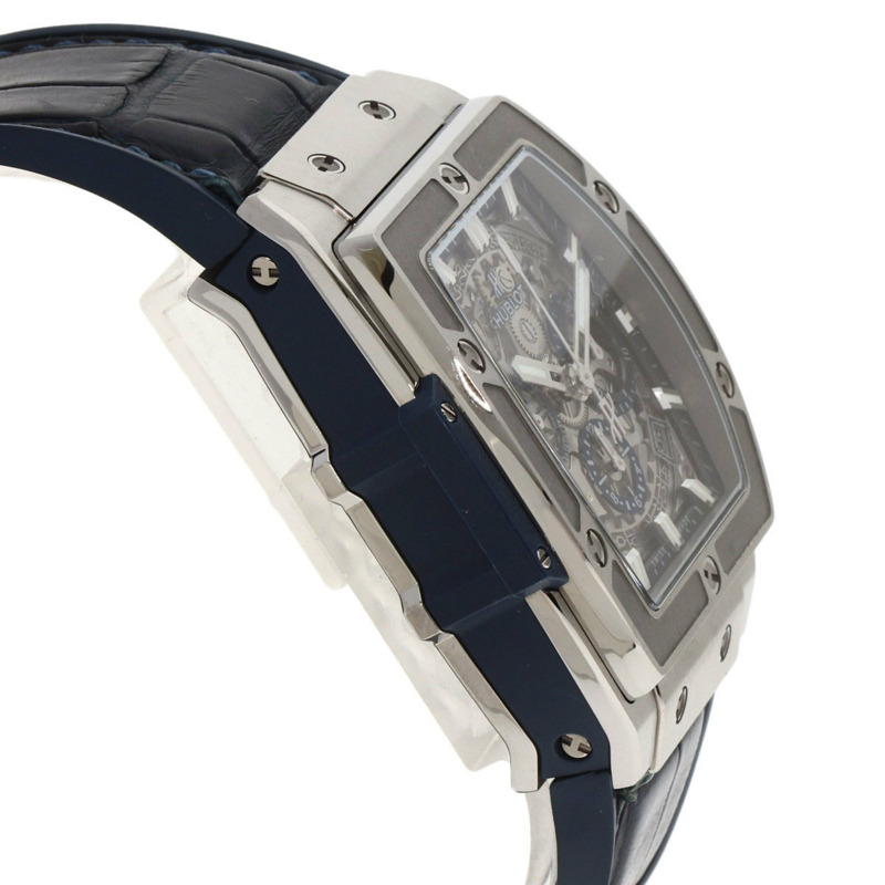 宇舶錶 (Hublot) 641.NX.7170.LR “Big Bang”系列男士腕錶,精鋼/皮革/橡膠錶帶-5