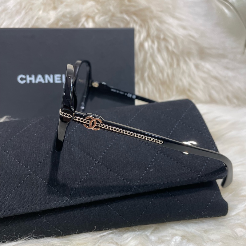 Chanel 多邊平光鏡3458 c.622-1
