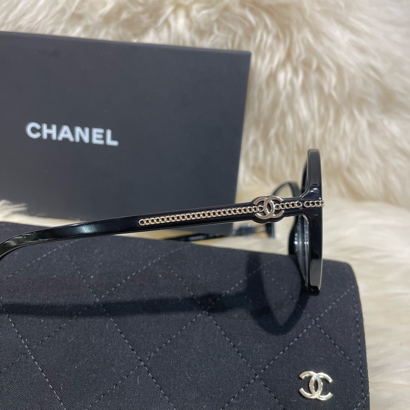 Chanel 多邊平光鏡3458 c.622-3