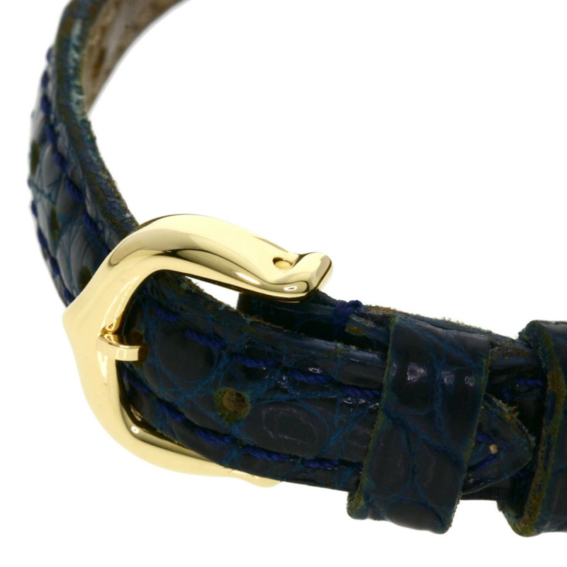 卡地亞 W1510956 迷你 Baignoire 腕錶,18K 黃金/皮革錶帶,女款-7