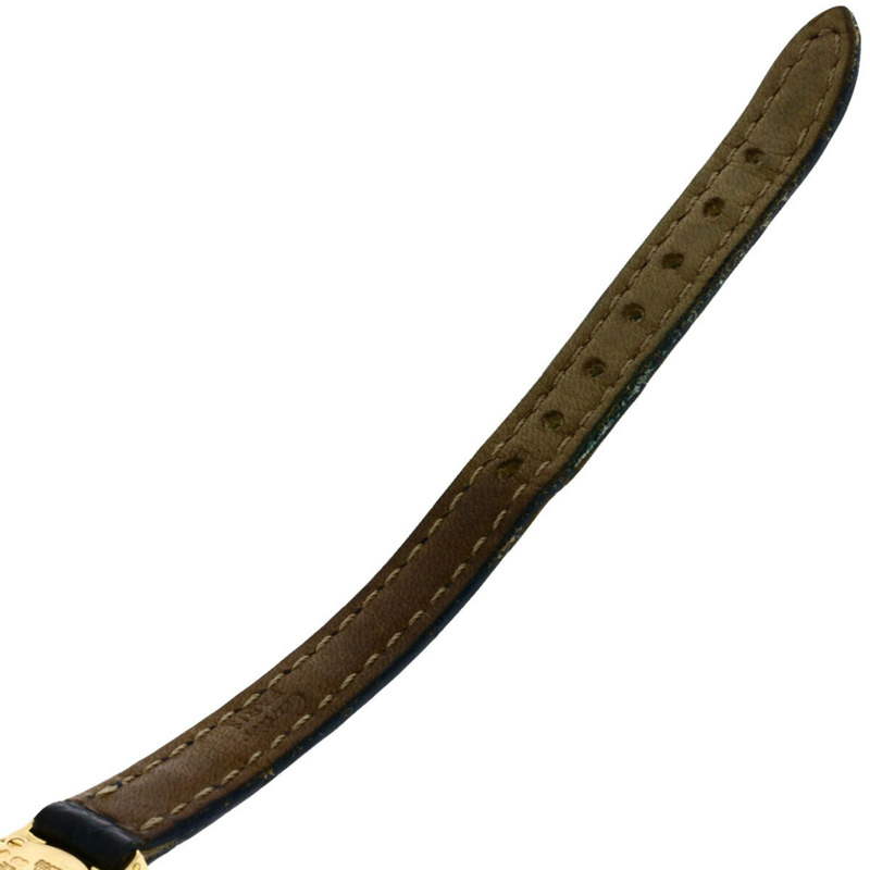 卡地亞 W1510956 迷你 Baignoire 腕錶,18K 黃金/皮革錶帶,女款-10