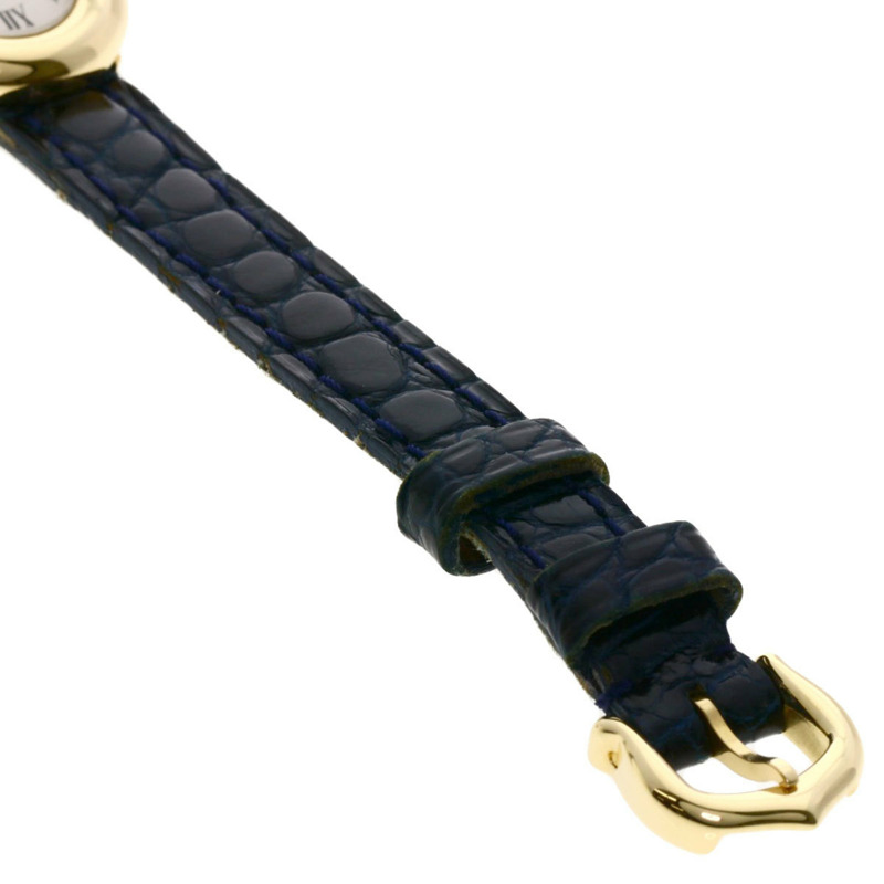 卡地亞 W1510956 迷你 Baignoire 腕錶,18K 黃金/皮革錶帶,女款-11