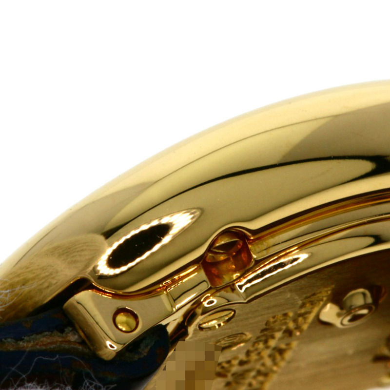 卡地亞 W1510956 迷你 Baignoire 腕錶,18K 黃金/皮革錶帶,女款-14