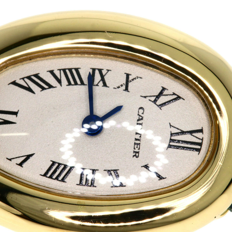 卡地亞 W1510956 迷你 Baignoire 腕錶,18K 黃金/皮革錶帶,女款-24