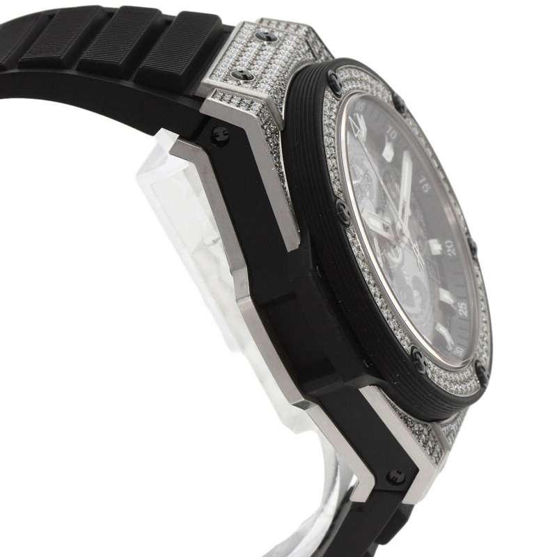 宇舶錶 HU701.NX.0170.RX.1704 王至尊 Unico 鑽石腕錶,鈦金屬/橡膠錶帶,男士款-5