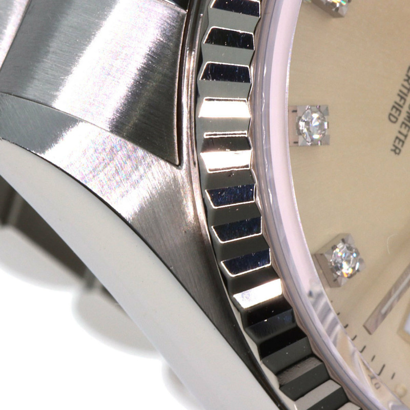 勞力士 16234G Datejust 10P 鑲鑽腕錶 不鏽鋼/SS/18K黃金 男款 ROLEX-13