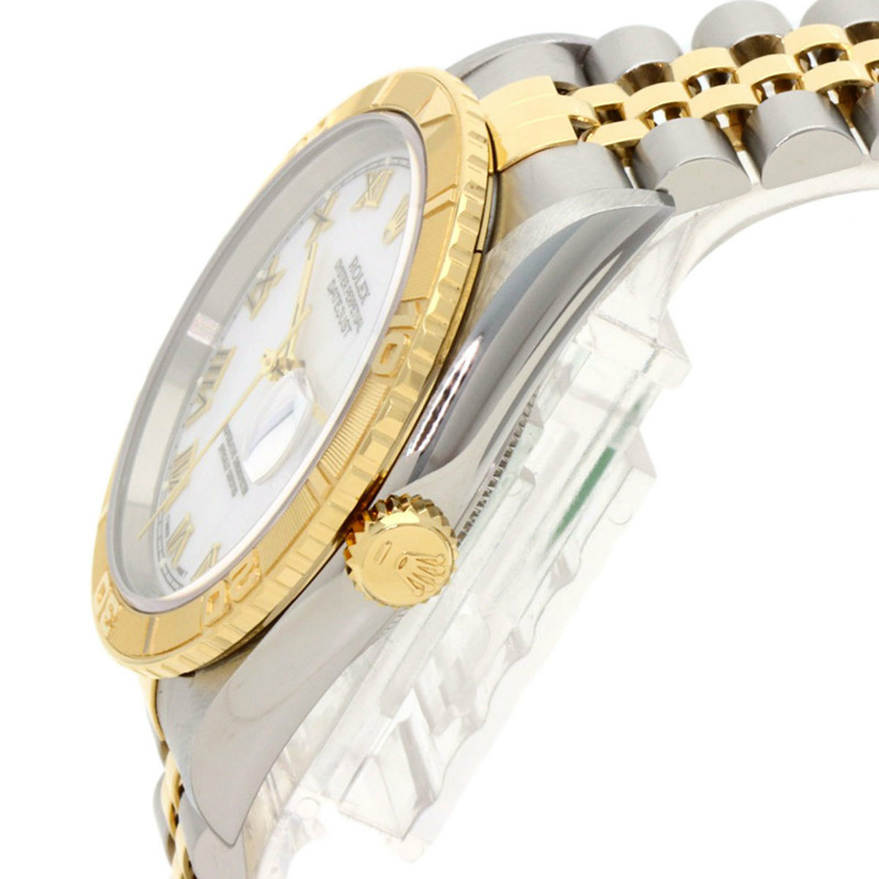 勞力士 16263 Datejust Thunderbird 男士腕錶,精鋼/SSx18K黃金-4