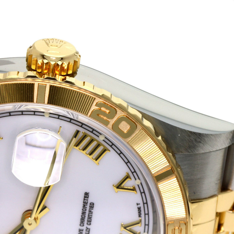 勞力士 16263 Datejust Thunderbird 男士腕錶,精鋼/SSx18K黃金-14