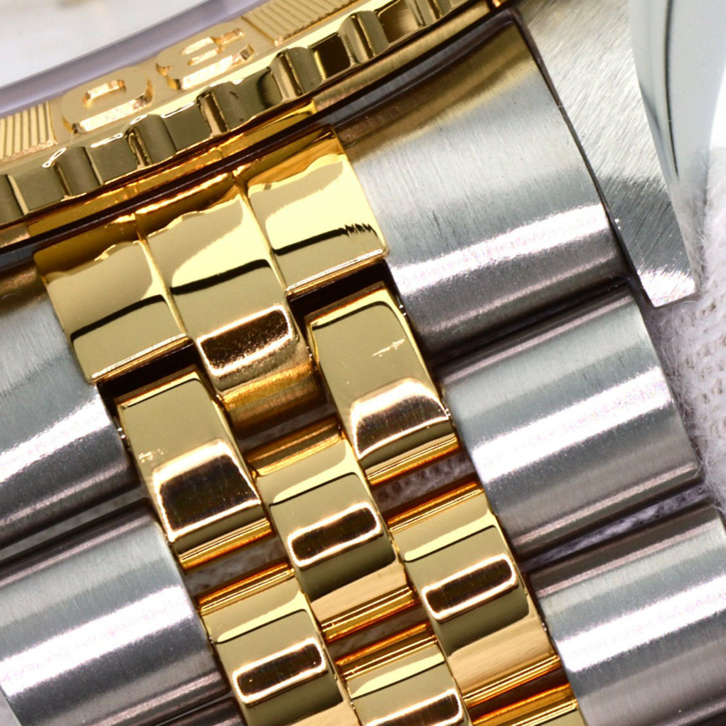 勞力士 16263 Datejust Thunderbird 男士腕錶,精鋼/SSx18K黃金-17