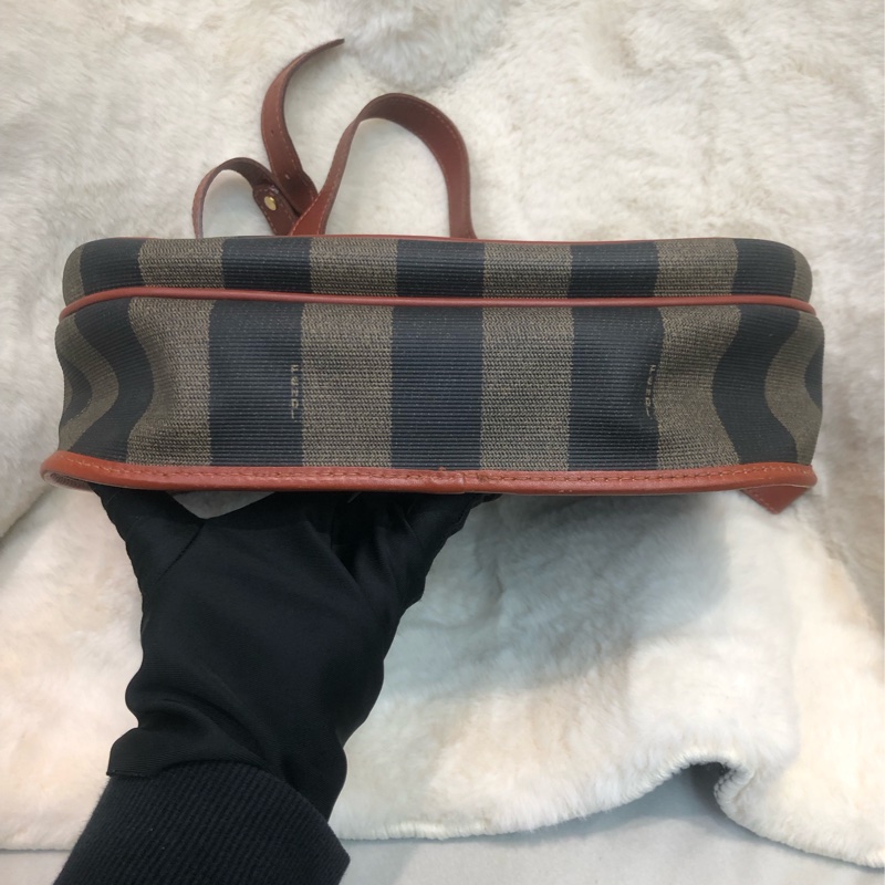 FENDI 中古直間拼色斜孭袋 XC224-4