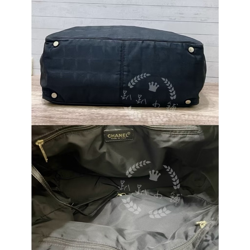 ~~趴趴小舖～～正品Chanel Travel Line系列托特包配件齊全2509163751-4