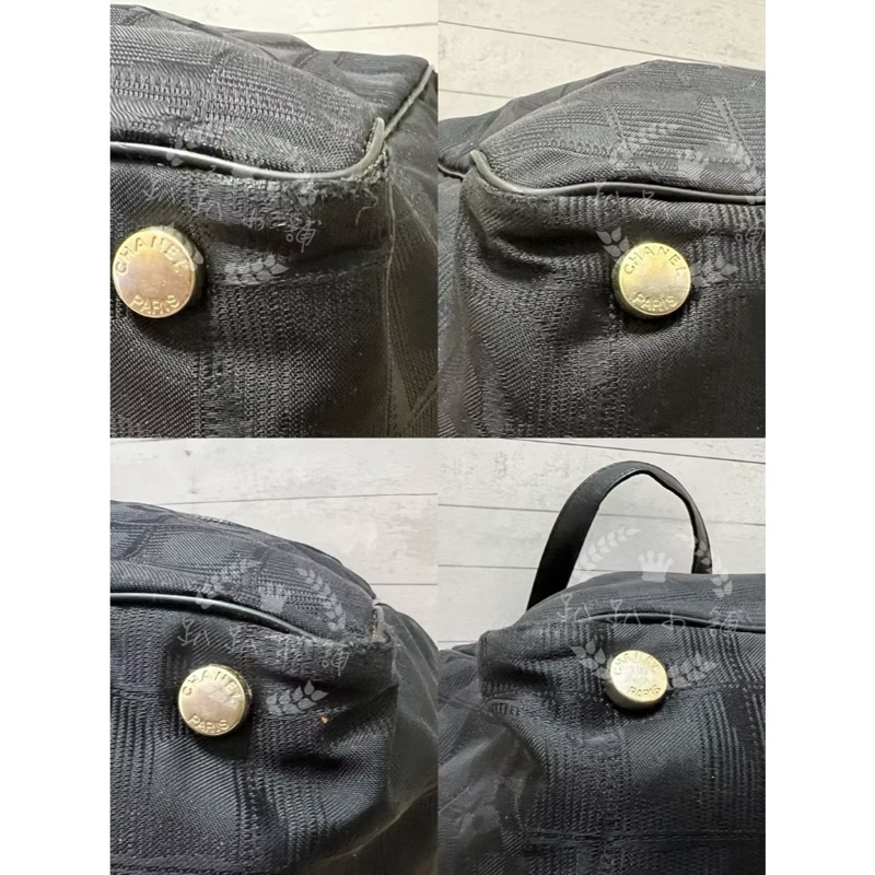 ~~趴趴小舖～～正品Chanel Travel Line系列托特包配件齊全2509163751-5