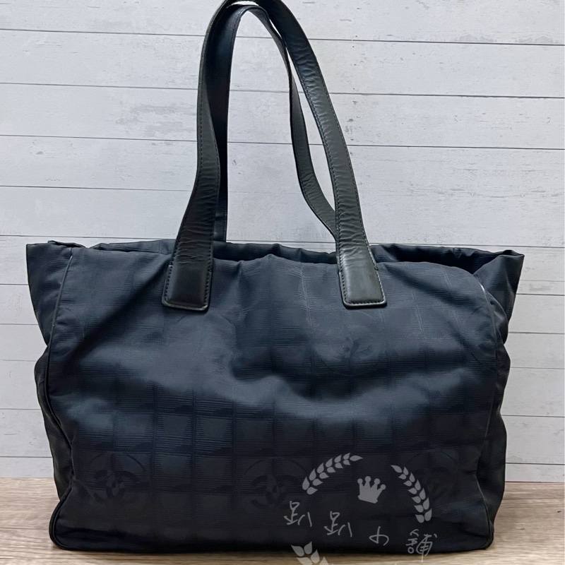 ~~趴趴小舖～～正品Chanel Travel Line系列托特包配件齊全2509163751-8