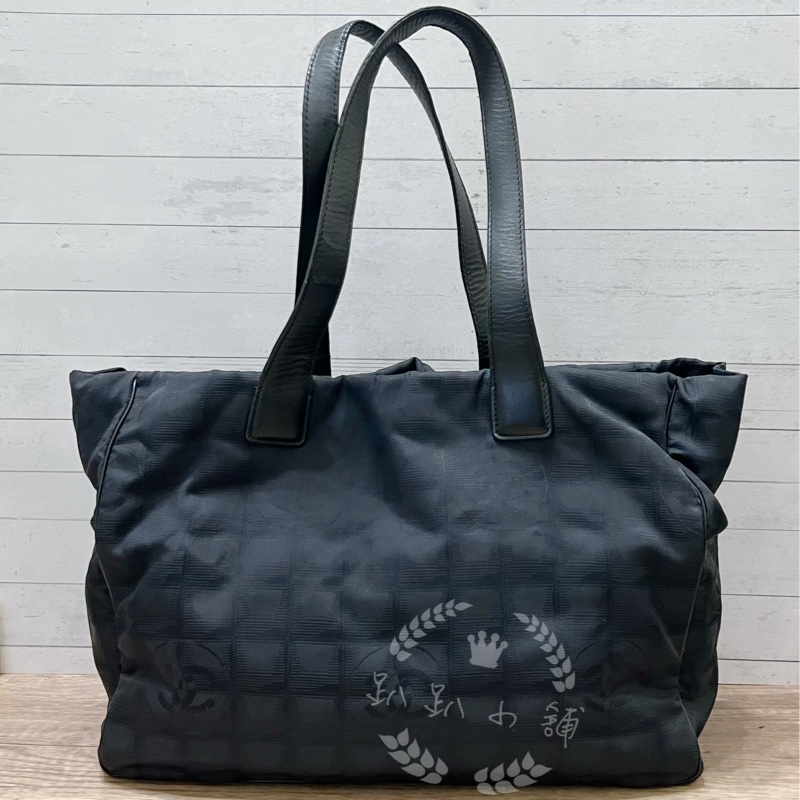 ~~趴趴小舖～～正品Chanel Travel Line系列托特包配件齊全2509163751-9
