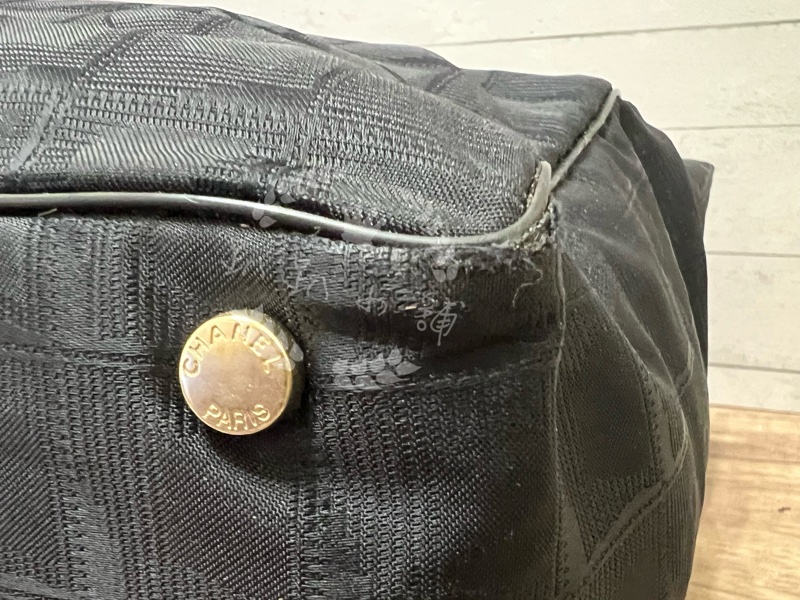 ~~趴趴小舖～～正品Chanel Travel Line系列托特包配件齊全2509163751-10