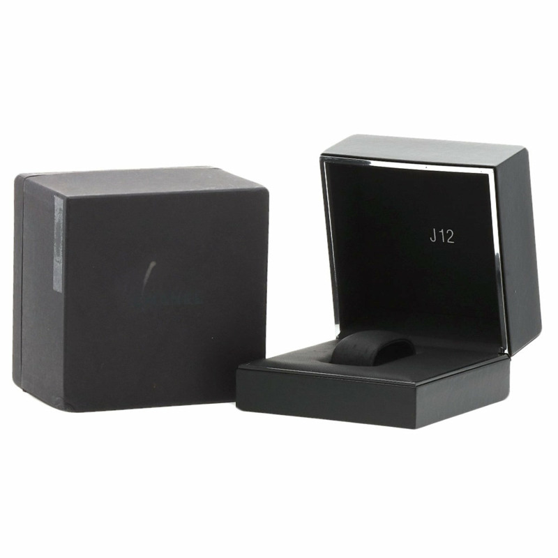 香奈兒 H0967 J12 33毫米錶圈鑲鑽腕錶,陶瓷/陶瓷/鑽石,女士款-24