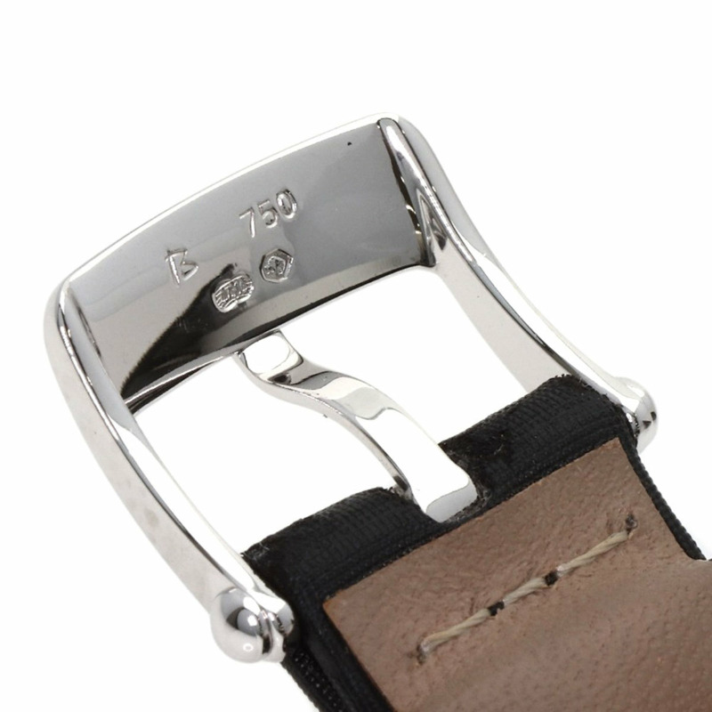 梵克雅寶 WRWF01E8 Secret Dentelle 女士腕錶,18K 白金錶殼,緞面皮革錶帶,鑲嵌鑽石-9