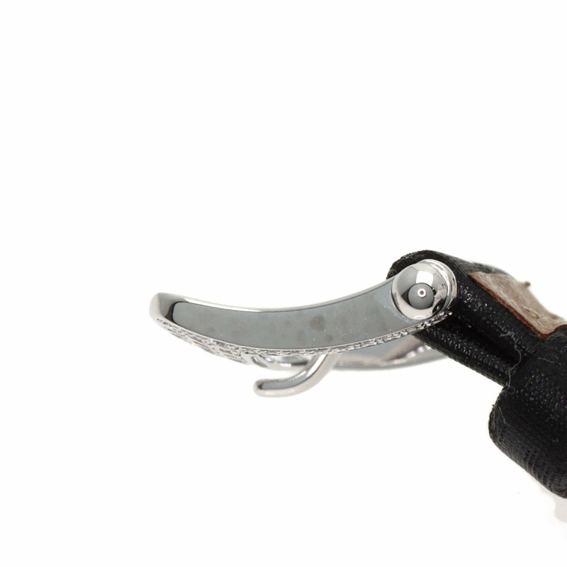 梵克雅寶 WRWF01E8 Secret Dentelle 女士腕錶,18K 白金錶殼,緞面皮革錶帶,鑲嵌鑽石-22