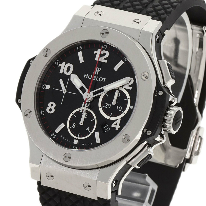 宇舶錶 301.SX.130.RX Big Bang 男士精鋼腕錶，不鏽鋼錶殼搭配橡膠錶帶-2