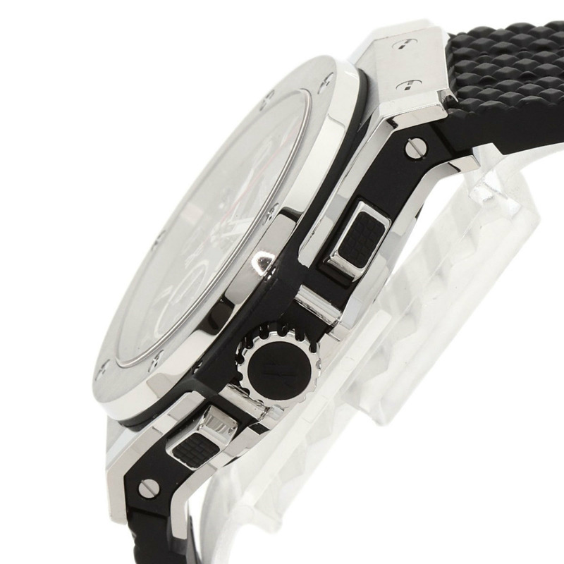 宇舶錶 301.SX.130.RX Big Bang 男士精鋼腕錶，不鏽鋼錶殼搭配橡膠錶帶-4