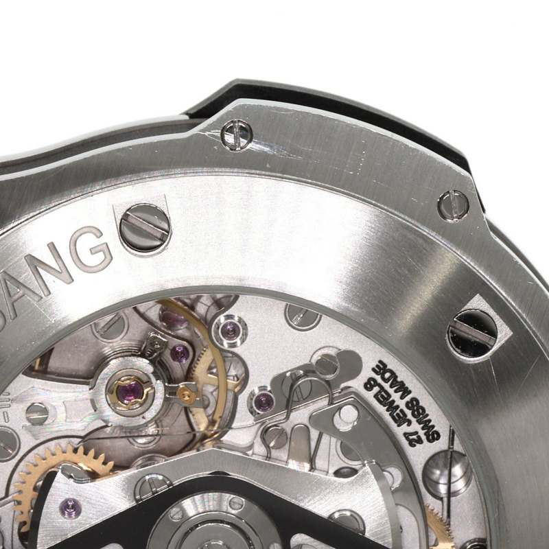 宇舶錶 301.SX.130.RX Big Bang 男士精鋼腕錶，不鏽鋼錶殼搭配橡膠錶帶-24