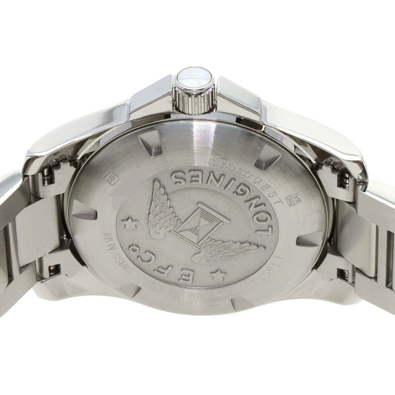 浪琴 L3.657.4 征服系列白色陶瓷腕錶,精鋼/SS/陶瓷材質,男士腕錶-6