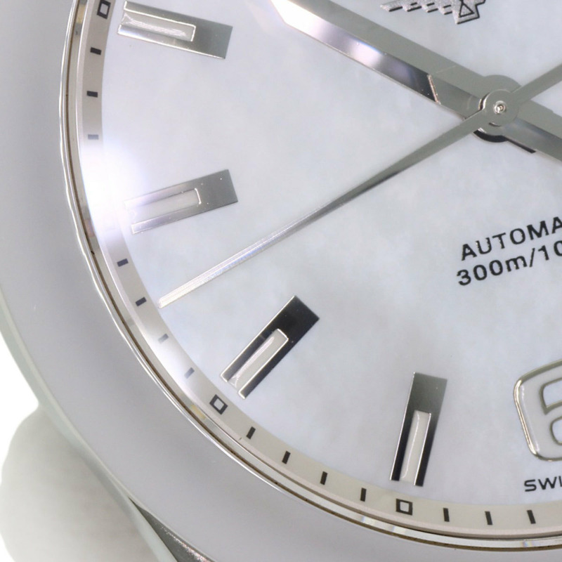 浪琴 L3.657.4 征服系列白色陶瓷腕錶,精鋼/SS/陶瓷材質,男士腕錶-17