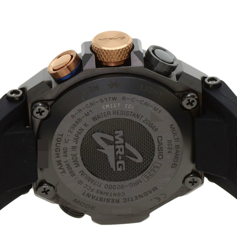 卡西歐 MRG-B2000R-1AJR G-Shock 手錶,冠軍配色,鈦金屬/橡膠錶帶,男款-6