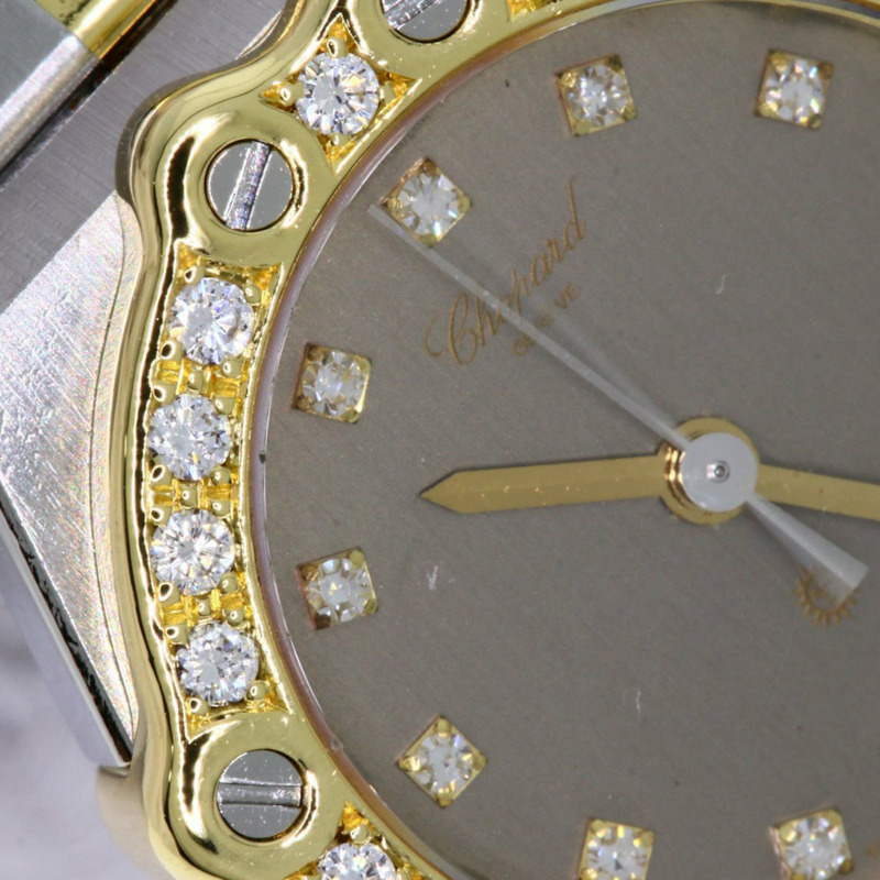 蕭邦 (Chopard) 25/8024-11 Samoritz 11P 鑲鑽女錶,精鋼/SSx18KYG 錶殼。-25