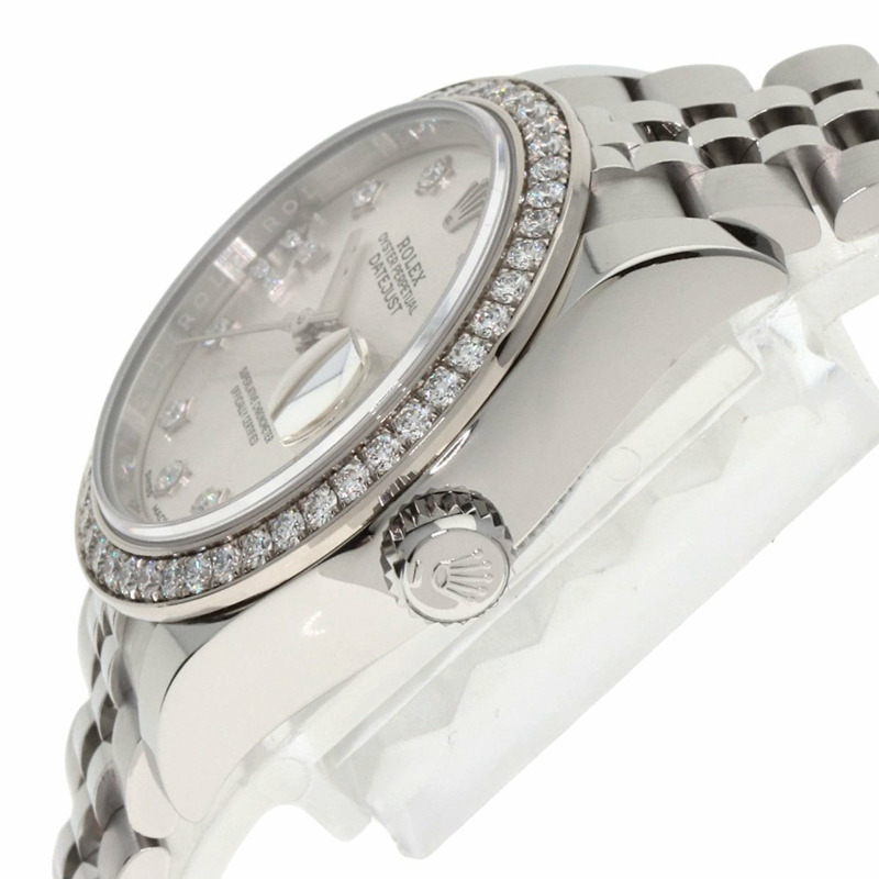 勞力士 279384RBR Datejust 10P 鑲鑽腕錶 不銹鋼/SS/鑽石 女士 ROLEX-4