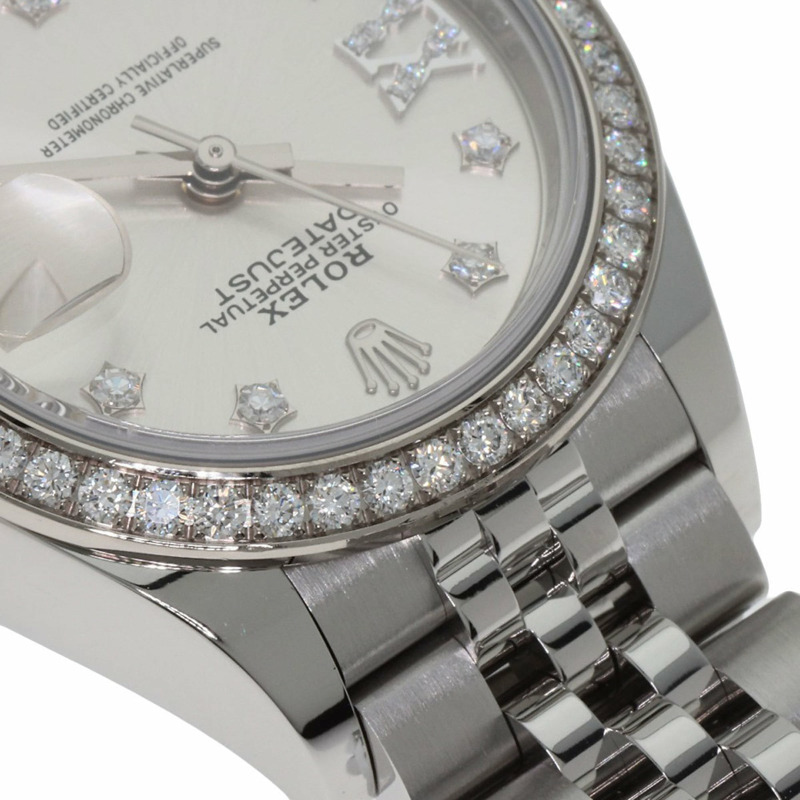 勞力士 279384RBR Datejust 10P 鑲鑽腕錶 不銹鋼/SS/鑽石 女士 ROLEX-16