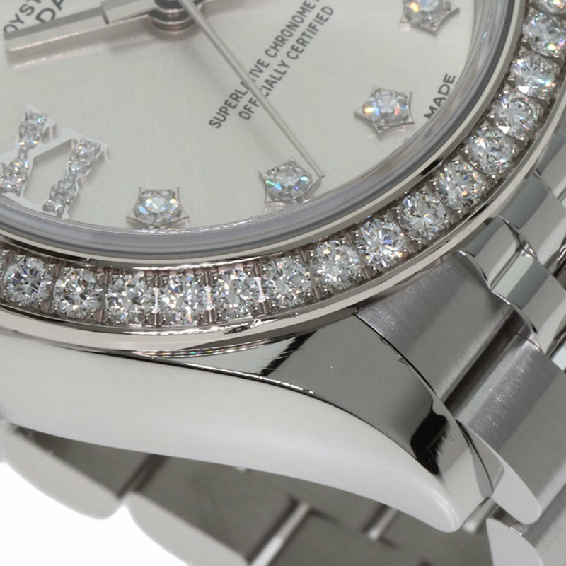 勞力士 279384RBR Datejust 10P 鑲鑽腕錶 不銹鋼/SS/鑽石 女士 ROLEX-18