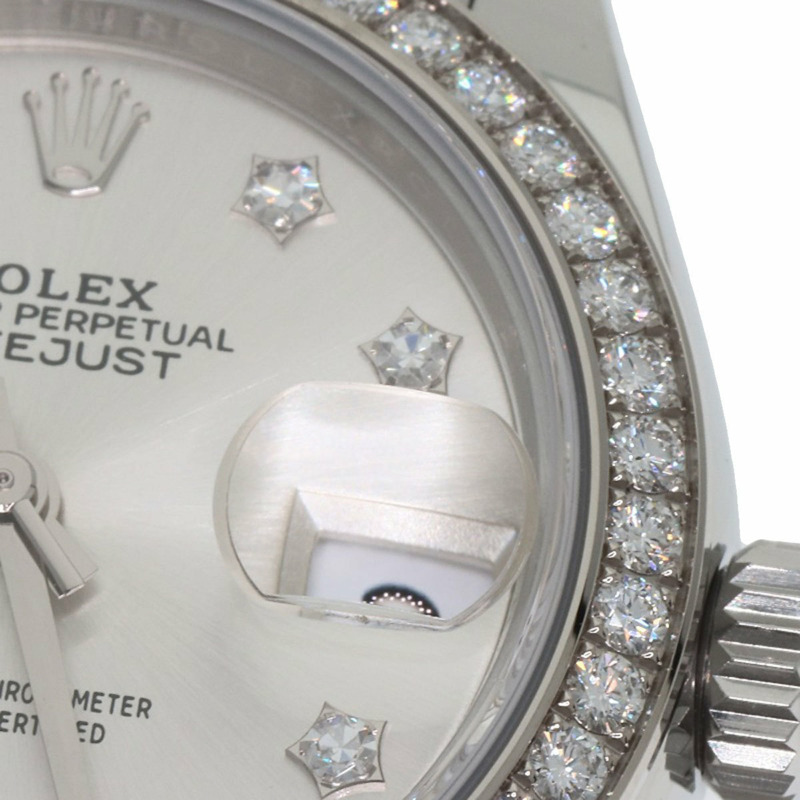 勞力士 279384RBR Datejust 10P 鑲鑽腕錶 不銹鋼/SS/鑽石 女士 ROLEX-23