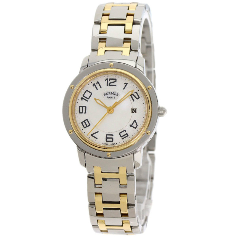 愛馬仕 CP1.320 Clipper Classic 男士腕錶,精鋼/SSxGP 材質-0