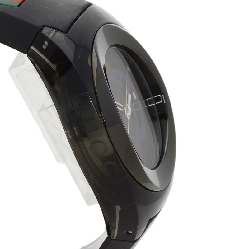 Gucci 137.1 SYNC Sherry 系列男士腕錶,不鏽鋼/橡膠錶帶-5