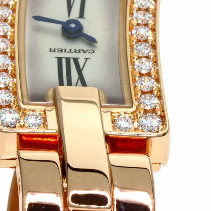 卡地亞 WG40023J 芭蕾舞女系列鑽石腕錶,18K 玫瑰金/18KPG 錶殼,鑲鑽,女士款-13